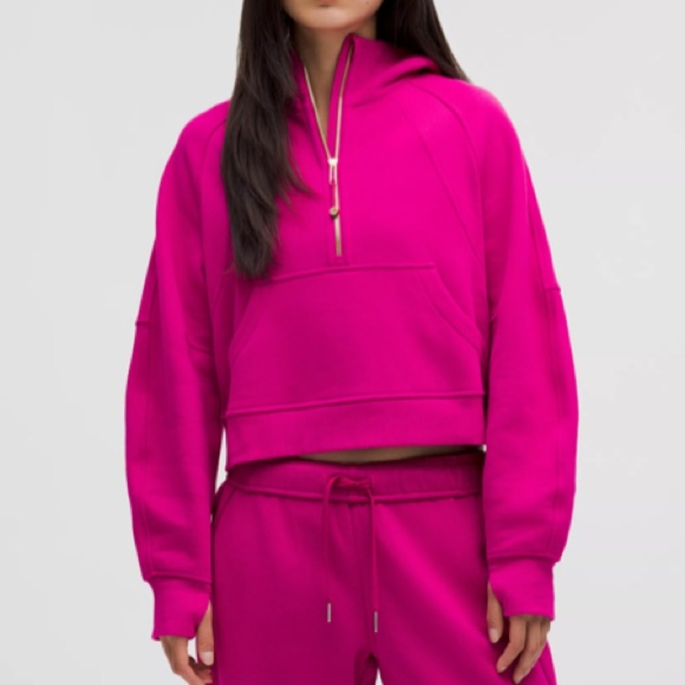 Scuba Oversized Half-Zip Hoodie